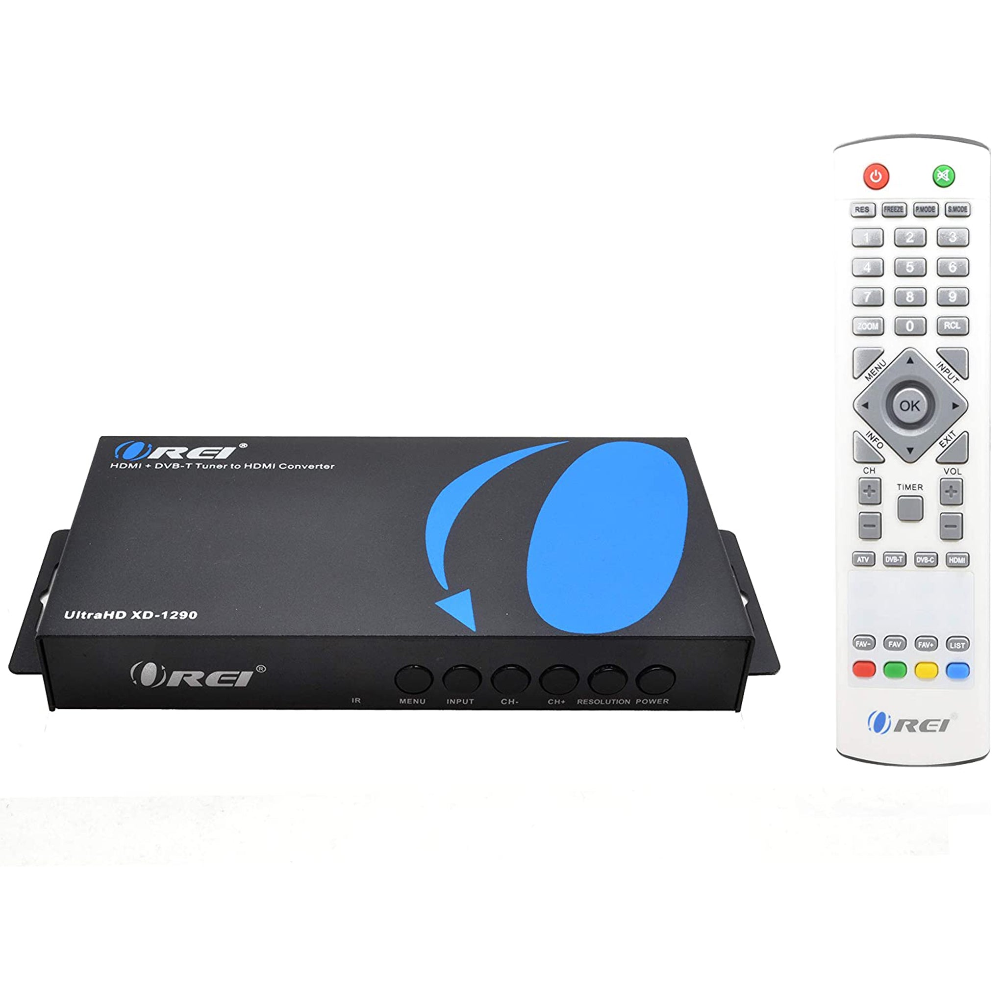 4K HDMI PAL To NTSC Video Converter With Built-In Digital DVB- T TV Tuner (XD-1290)