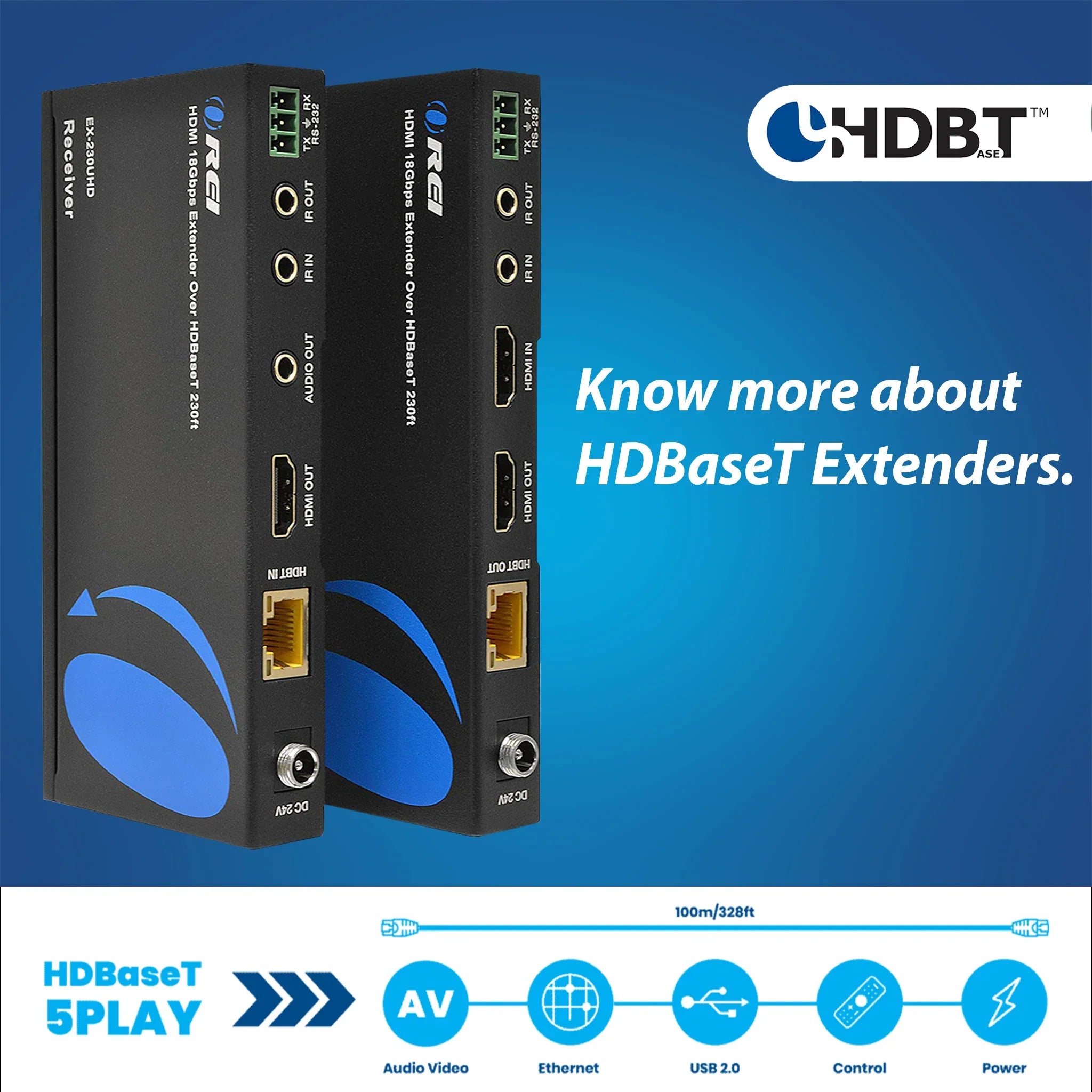 What is HDBaseT and what is an HDBaseT extender?