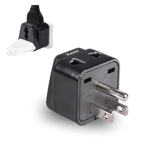 Japan, Philippines Travel Adapter - 2 in 1 - Type B - Compact Design (P21-5-1PK)
