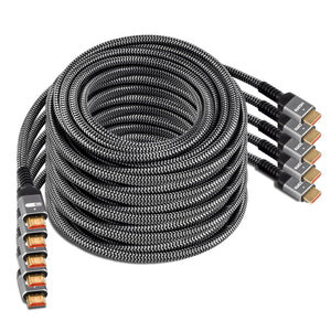 OREI 8K Ultra High-Speed HDMI Cable 3 Meter / 9.84 Feet for TVs & Gaming (H3M-8KB-5PK)