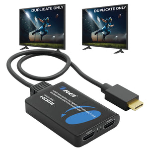 4K@60Hz 1x2 HDMI™ Splitter (Downscaler, Pigtail)-UHDS-102C
