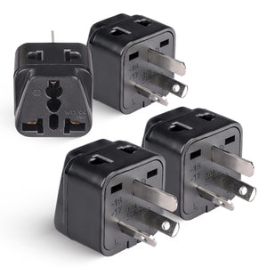 Australia, China Travel Adapter - 2 in 1 - Type I - Compact Design (P21-16-4PK)