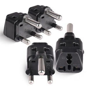South Africa, Botswana Travel Adapter - 2 in 1 - Type M - Compact Design (P21-10L-4PK)