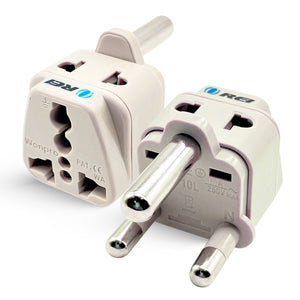 South Africa, Botswana Travel Adapter - 2 in 1 - Type M - Compact Design (DB-10L-2PK)