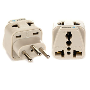 Switzerland, Rwanda Travel Adapter - 2 in 1 - Type J - Compact Design (DB-11A-2PK)