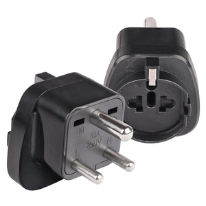 Germany, France Travel Adapter – Type E/F to India Type D Plug (GP-910-2PK)