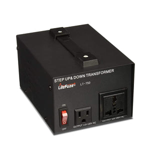 LiteFuze 750W Step Up/Step Down Voltage Converter | 110V to 220V & 220V to 110V -  LT-750